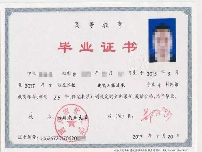 学历证件案例